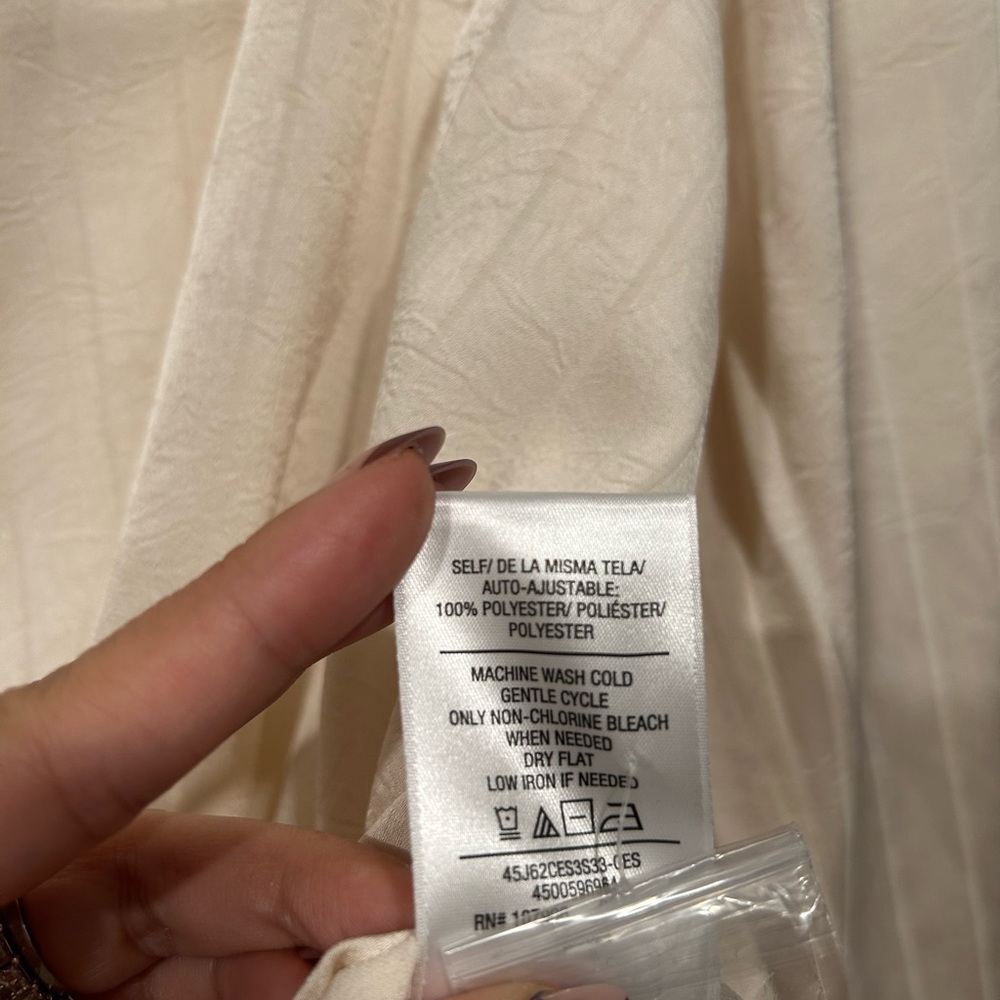 Hudson Jeans Cream Button Down Shirt - Picture 7 of 8